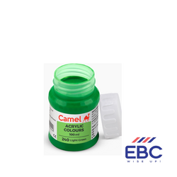 CAMEL ACRYLIC COLOURS MULTI-SURFACE - 240 LIGHT GREEN 100ML